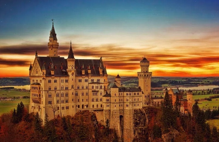 Eines DER touristischen Highlights in Bayern: das Märchenschloss Neuschwanstein von König Ludwig II. CC0