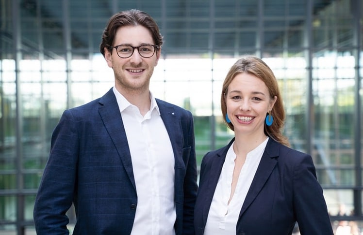 Das Duo hinter myBioma, Nikolaus Gasche und Barbara Sladek Bild: myBioma / Malina Hickl)