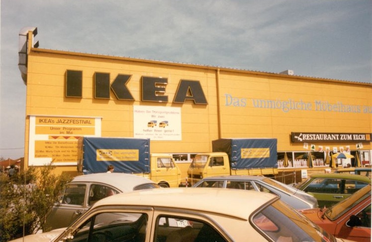 1974 eröffnete IKEA in Eching bei München sein erstes Einrichtungshaus und startete damit seine Erfolgsgeschichte in Deutschland. © Ikea/privat