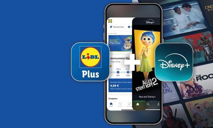 Neue Wege im Retail Media: Lidl und Disney+ bieten erstmals Zugang zum Streaming über die Lidl-Plus-App – basierend auf Einkaufsvolumen und Kundenbindung. © Lidl