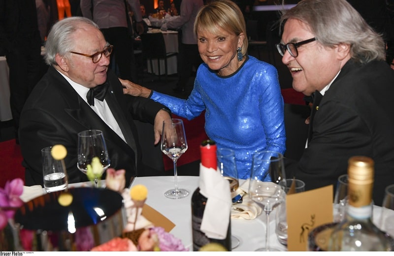 Wo sich die Größen der deutschen Medienwelt treffen: Hubert Burda, Uschi Glas und Helmut Markwort im Vorjahr (Bild: Brauer Photos / Sabine Brauer)