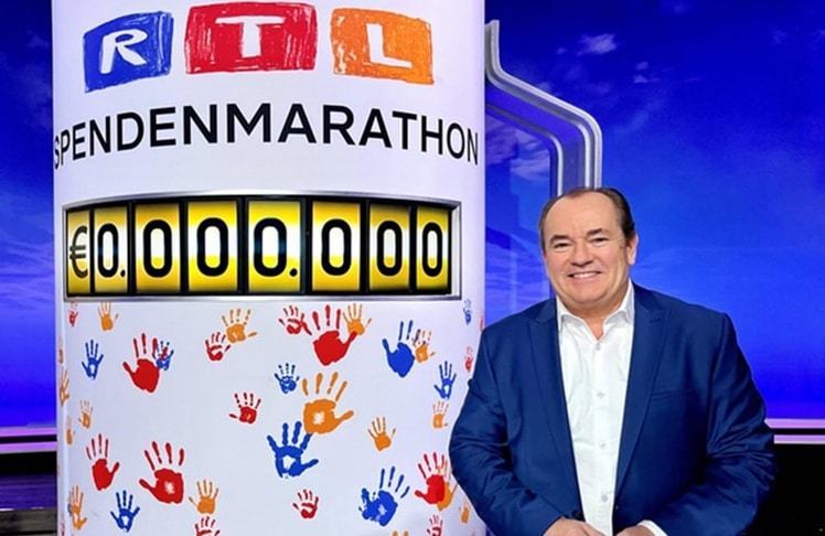 Der Start des 'RTL Spendenmarathon' mit Wolfram Kons
Foto RTL