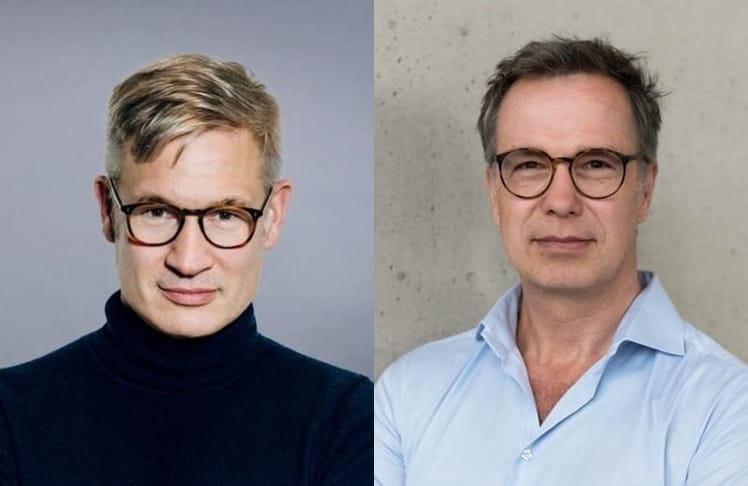 Ulf Poschardt (links, Herausgeber) und Peter Würtenberger (CEO) stehen künftig an der Spitze der neugegründeten Premium-Gruppe