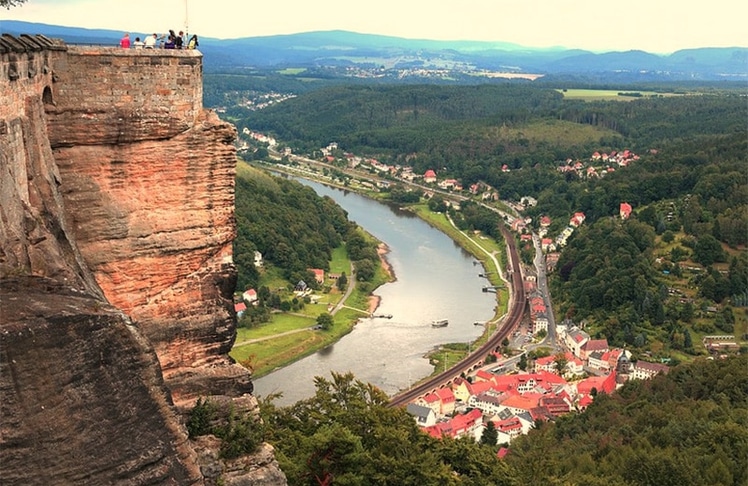 Die Festung in Königstein in der Sächsischen Schweiz belegt den zwölften Platz im Ranking. © Flickr, Thomas Depenbusch