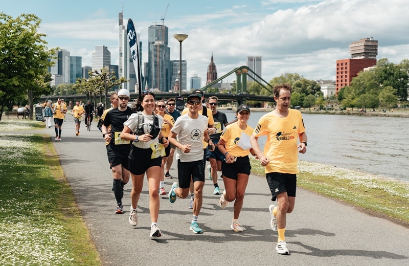 Für App-Läufer gibt es eigene Begleitevents zum eigentlichen Flagship Run, wie letztes Jahr etwa in Frankfurt (Bild: Tim Heisen)