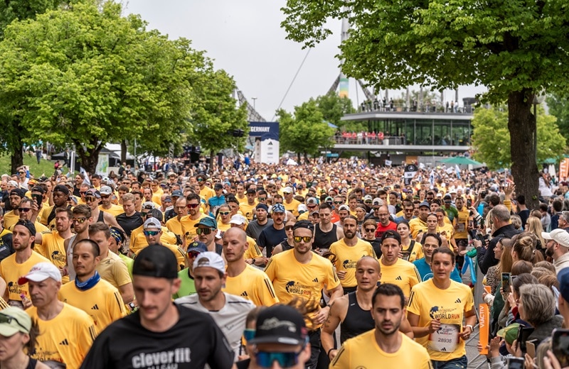 Letzten Mai in München beim deutschen Flagship Run (Bild: Marc Müller)