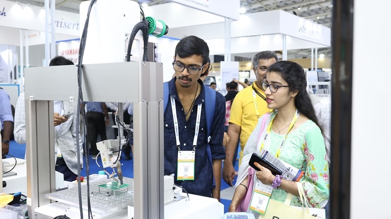 Die electronica India war 2024 die größte Veranstaltung der Elektronikindustrie in Südostasien (Bild: Messe München GmbH)