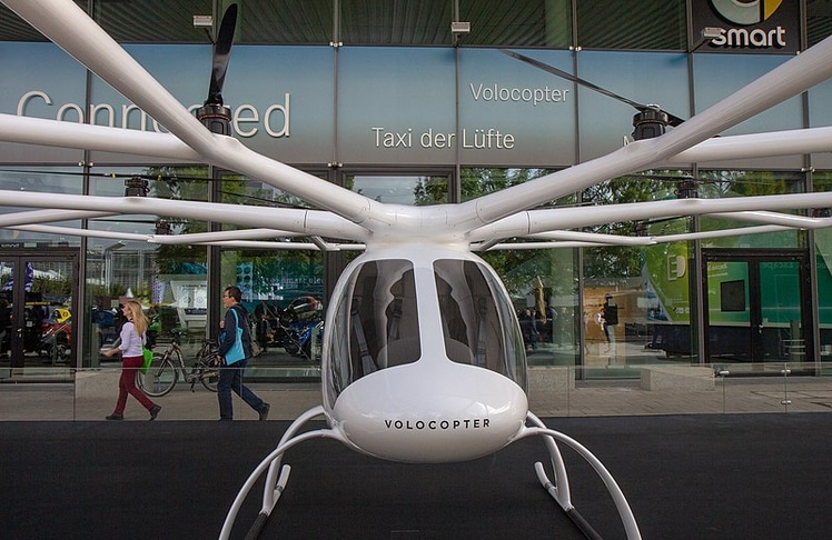 Volocopter-das insolvente Unternehmen stellt 500 Beschäftigte frei. C Wikipedia Commons Olaf Kosinsky