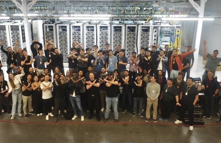 Computing in Memphis: Elon Musk und sein Team in Tennessee (Bild: xAI)