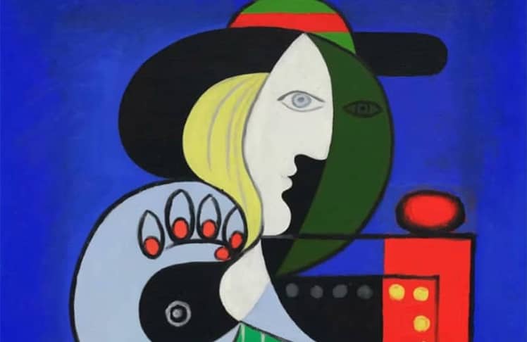 Pablo Picasso's "Femme à la montre' (1932, Ausschnitt) brachte im November 2023 bei Sotheby's in New York den höchsten Preis des Jahres ein: 139,3 Mio. Us-Dollar