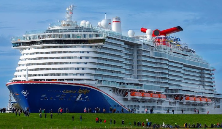 Die "Carnival Jubilee“ – ein Meisterwerk der Meyer Werft inmitten der aktuellen Krise. © Meyer Werft