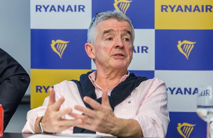 Auch Ryanair hat angekündigt, ihr Angebot in Berlin ab Sommer 2025 um 20 Prozent zu reduzieren. - Foto: Ryanair-Group-Chef Michael O'Leary  © LEADERSNET / D. Mikkelson