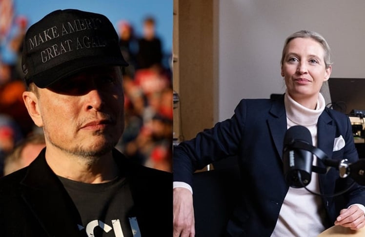 Elon Musk und Alice Weidel haben sich rund 75 Minuten lang auf X miteinander unterhalten