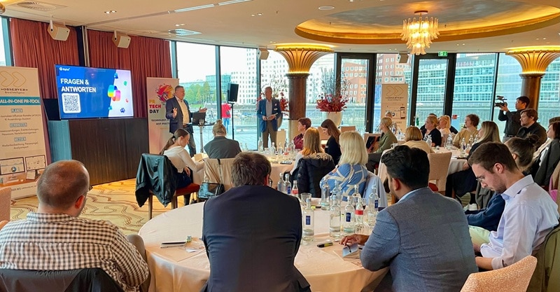 Eindruck von der zweiten Ausgabe des PR Tech Day (BIld: Observer) Eindruck von der zweiten Ausgabe des PR Tech Day (BIld: Observer)