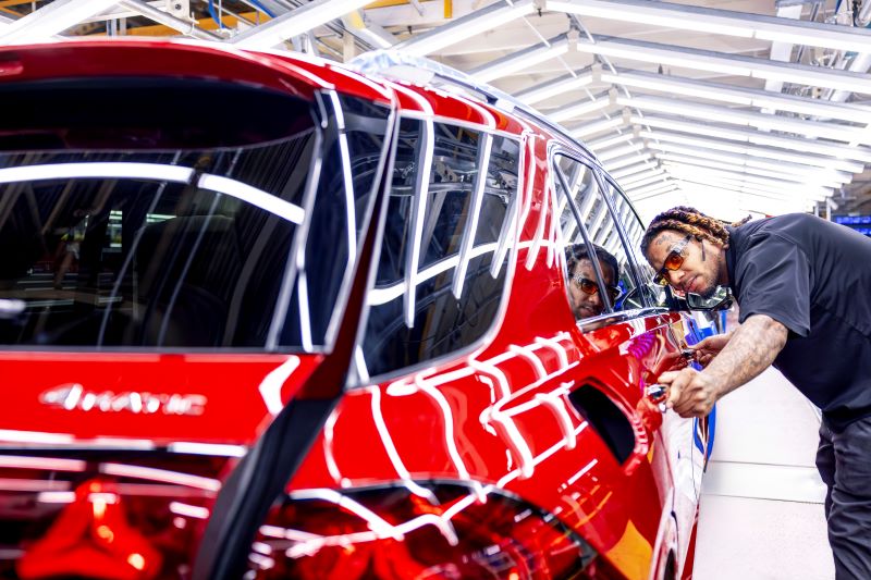 Mercedes-Benz Produktion in Tuscaloosa: Der Standort entwickelt sich zum globalen Zentrum der SUV-Fertigung. © Mercedes-Benz